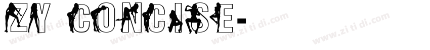 ZY Concise字体转换